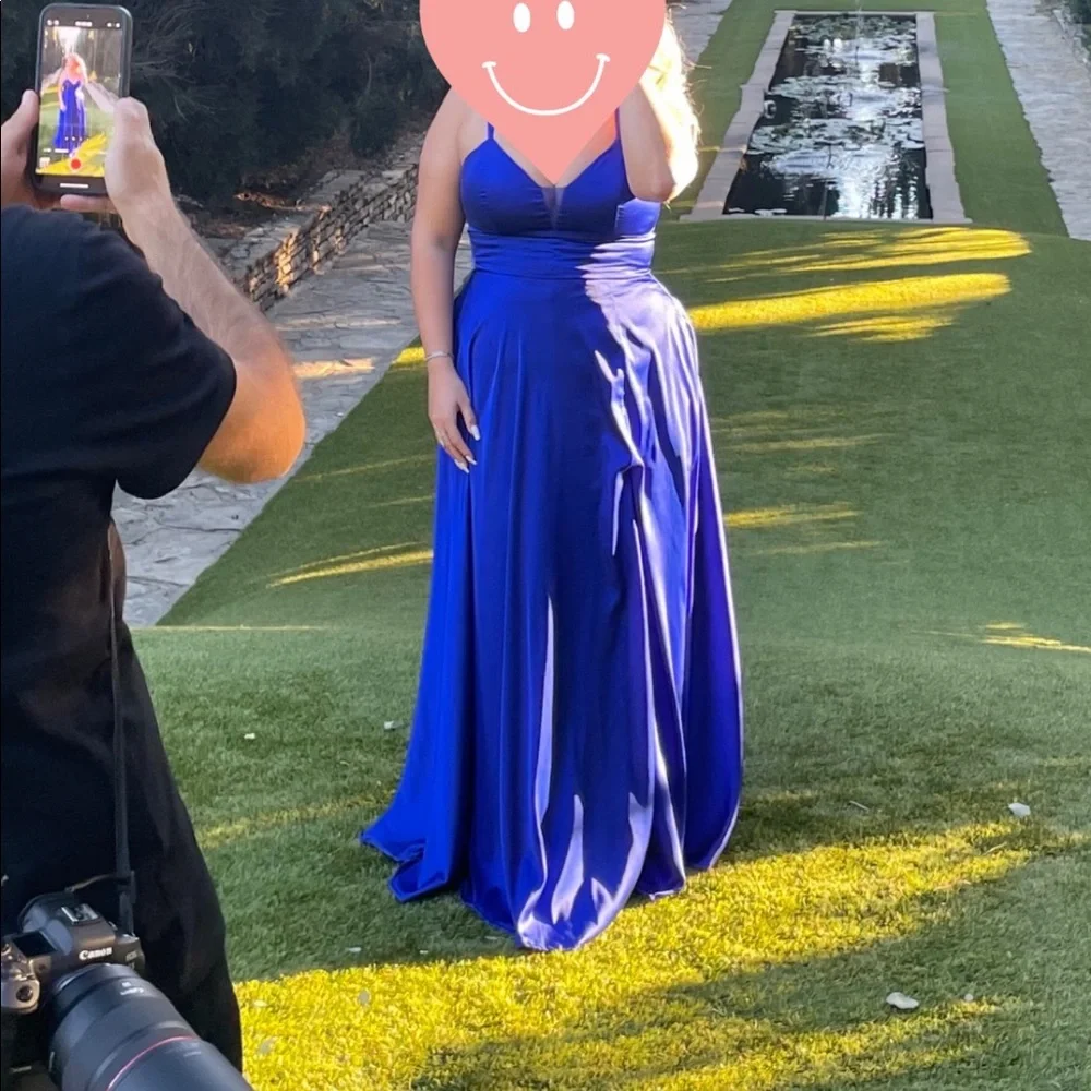 Natasha dress. GENTLY Worn ONCE! Has a slit along the front - Picture 3 of 9